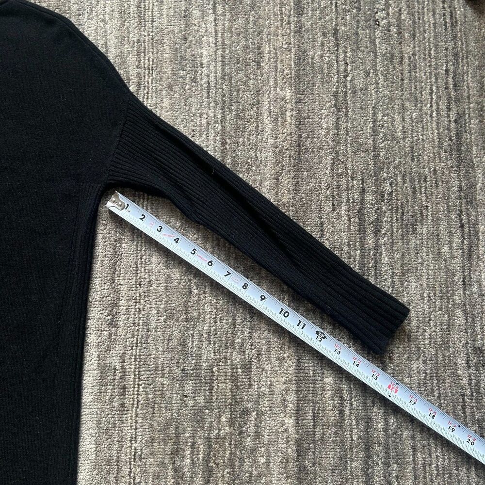 Tory Burch Black Cashmere Tunic Sweater, Size XS - Picture 6 of 8